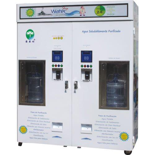 Double Door Water Vending Machine,Automatic Water Vending Machinery